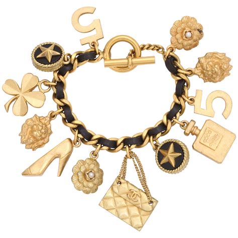 Chanel vintage charm bracelet